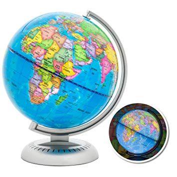 Multicolor Globe Logo - Amazon.com : Illuminated World Globe - Multicolor With LED Lights (8 ...