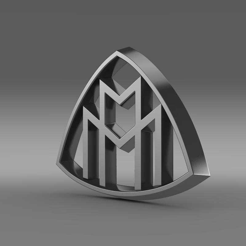 Maybach Logo - 3D model Maybach Logo | CGTrader
