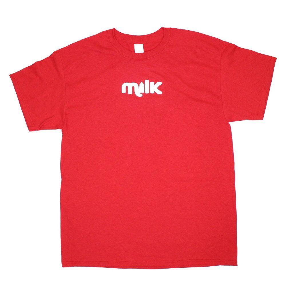Red Milk Logo - MiLK — MiLK Logo Tee Red