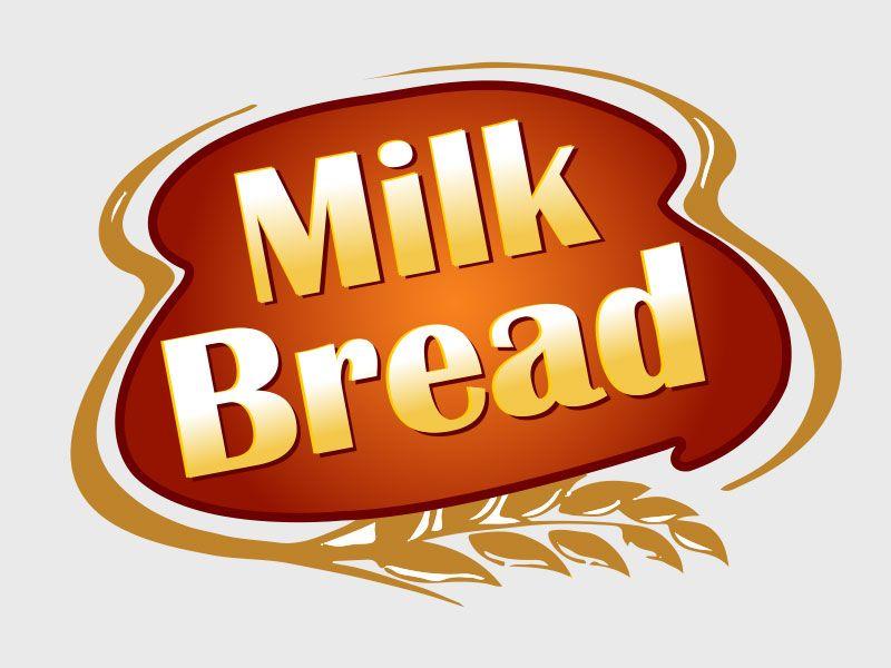 Red Milk Logo - Milk Bread Logo