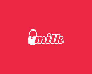 Red Milk Logo - Milk Logo Designed by LogoBrainstorm | BrandCrowd