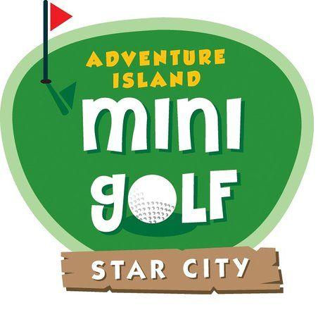 Mini Golf Logo - Logo of Adventure Island Mini Golf, Birmingham