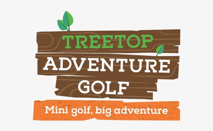 Mini Golf Logo - Tree Tops Adventure Golf Black And White Logo Golf Logo