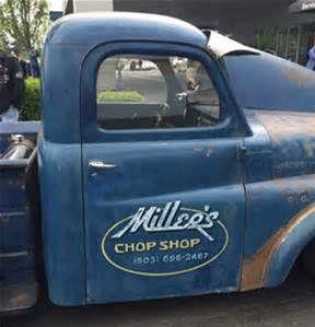 Vintage Shop Truck Logo - old truck lettering - Bing images | Old ShopTruck Door Art ...