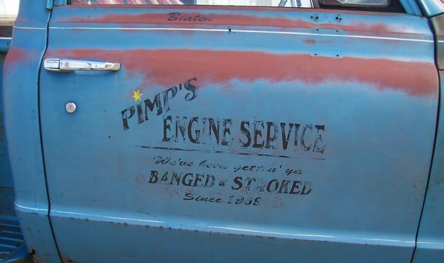 Vintage Shop Truck Logo - Door art anyone? 1947 Chevrolet & GMC Truck Message