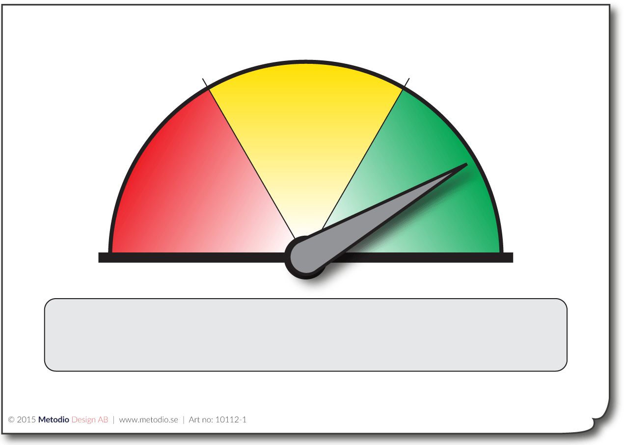 Red Yellow Green Circle Logo - Red/Yellow/Green Gauge with Indicator – A5, A4, A3 – Metodio Shop