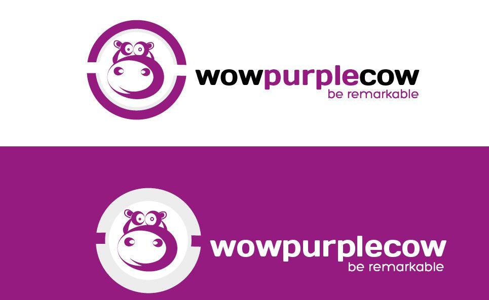 Purple Cow Logo - Entry #300 by vinayvijayan for WOW! Purple Cow - Logo Design for ...