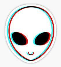 Cute Alien Logo - Alien Stickers