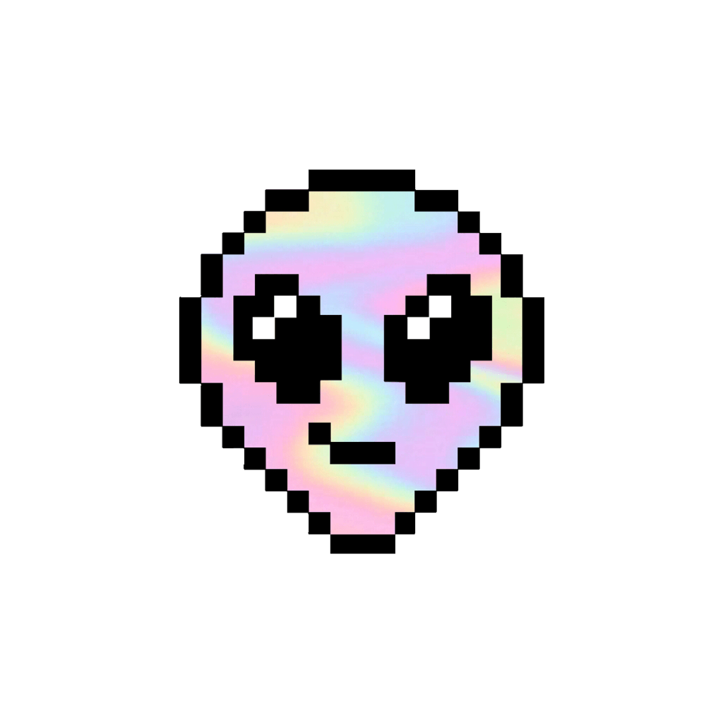 Cute Alien Logo - aliens alien alienstickers cute kawaii rainbow freetoed