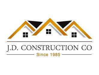 Home Construction Company Logo - N&J Drywall, Taping & Painting LLC logo design