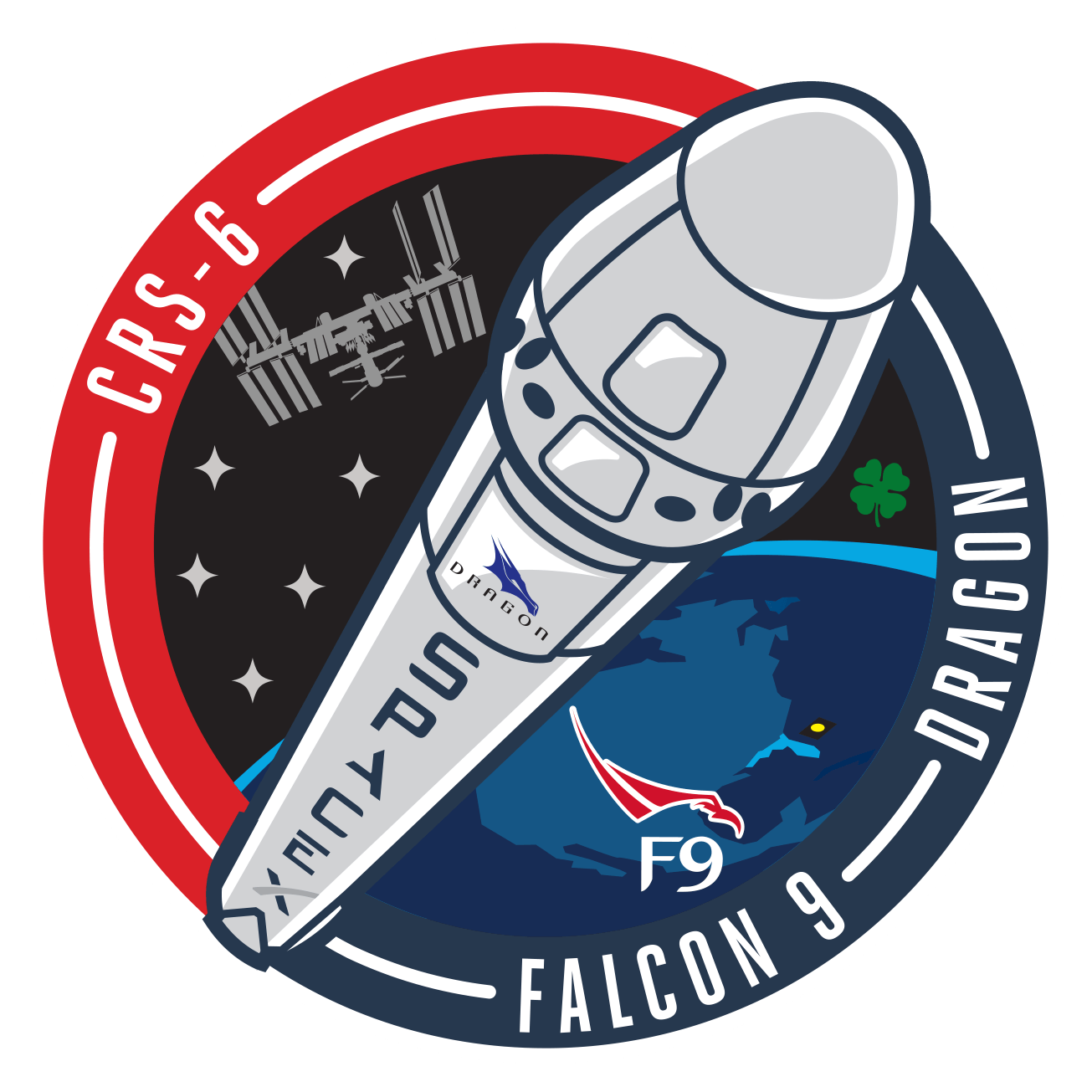 10 Mission SpaceX Logo