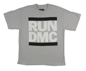 eBay Greyscale Logo - Details about Run DMC Greyscale Classic Logo Image Grey T Shirt New  Official Merch