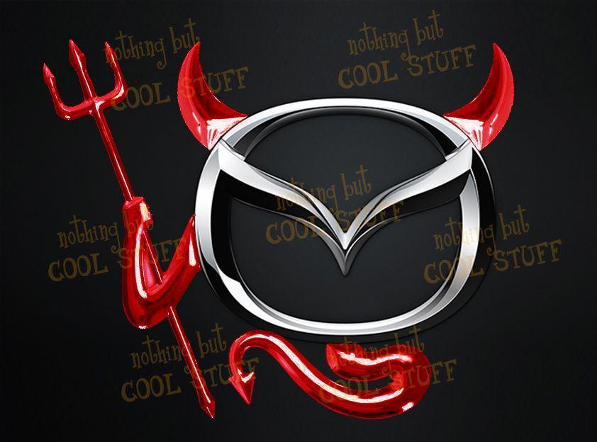 eBay Greyscale Logo - Mazda Devil logo. Mazda logo. Logos, Stickers and Car