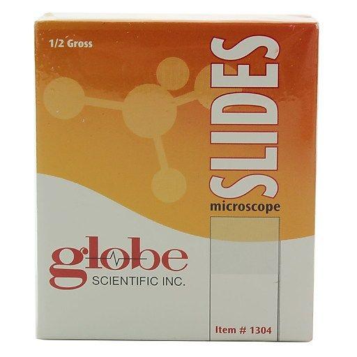 Globe Scientific Logo - Globe Scientific Inc. One Side Frosted Microscope Slide, 75mm x 25mm ...