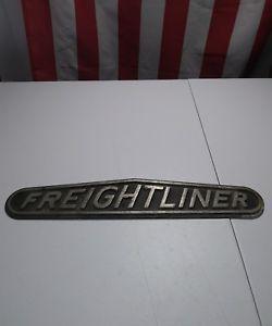 Vintage Shop Truck Logo - Large Freightliner Semi Truck Tractor Name Plate Emblem Badge ...