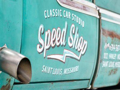 Vintage Shop Truck Logo - Shop Truck