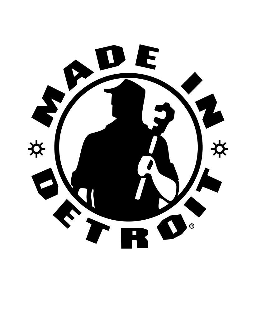 Detroit Logo - MID Logo Decals - 6