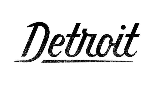 Detroit Logo - Best Detroit Street Tribe Lettering Logo image on Designspiration