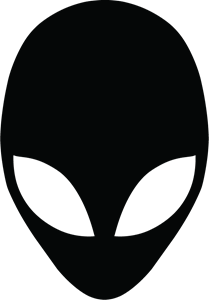 Cute Alien Logo - Cartoon Alien Logo - Clipart & Vector Design •
