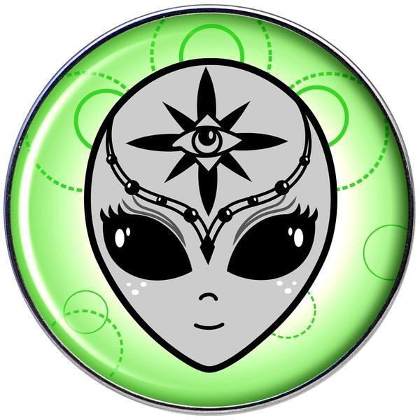 Cute Alien Logo - Third Eye Cute Alien Tragus Cartilage Earring – BodyCandy