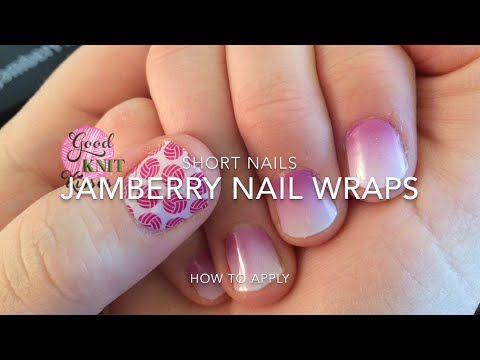 Small Jamberry Logo - Jamberry Nail Tutorial | Short Nail demo - YouTube