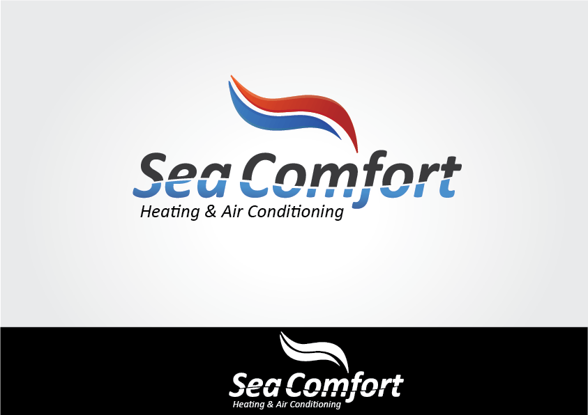 Ideal Air Logo - Playful, Feminine, Air Conditioning Logo Design for Sea Comfort ...