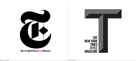 Magazine Logo - Brand New: T Magazine