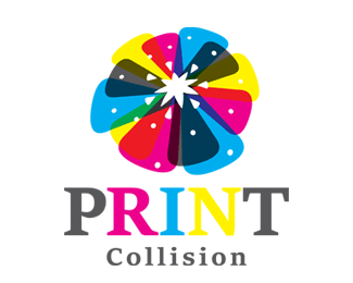 Printing Logo - Logopond, Brand & Identity Inspiration Print Collision Color