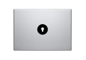 Apple Laptop Logo - Light Bulb Mac Apple Logo Cover Laptop Vinyl Decal Sticker Macbook ...