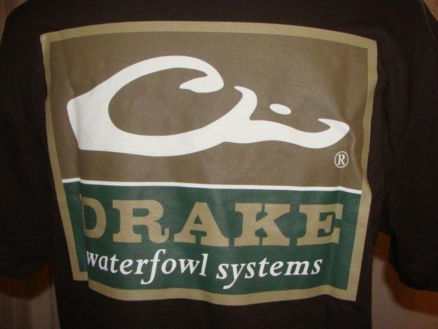 SS Square Logo - Drake Waterfowl Square Logo Short Sleeve T Shirt SS