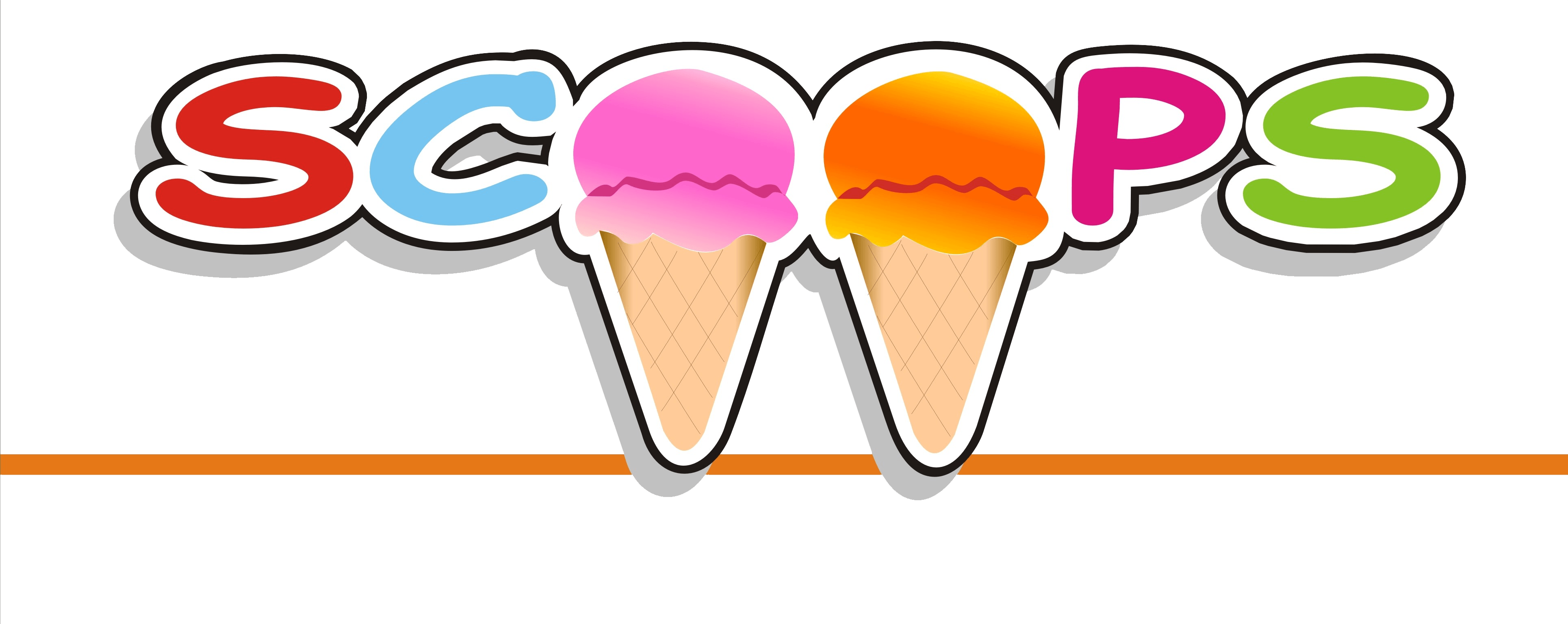 Scoops Ice Cream Logo - The Original Scoops | Ice Ceam, Cakes & Cappucinos in Bridgeport ...
