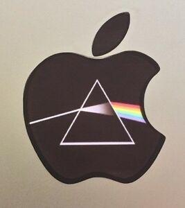 Apple Laptop Logo - GLOWING PINK FLOYD DARK SIDE OF THE MOON Apple MacBook Pro Air ...