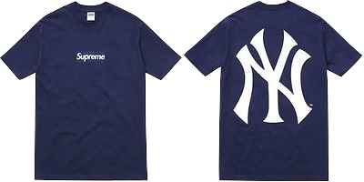 Yankees Supreme Box Logo - Supreme x New York Yankees Box Logo Tee / dcEXCHANGE