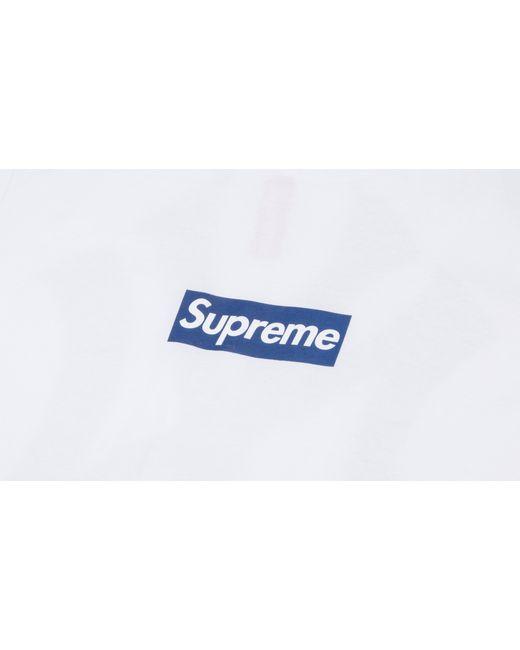 Yankees Supreme Box Logo - Supreme Yankees Box Logo Tee in White for Men