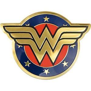 Wonder Women Logo - WONDER WOMAN LOGO - METALLIC STICKER 3.5 x 2.5 - BRAND NEW - DECAL ...