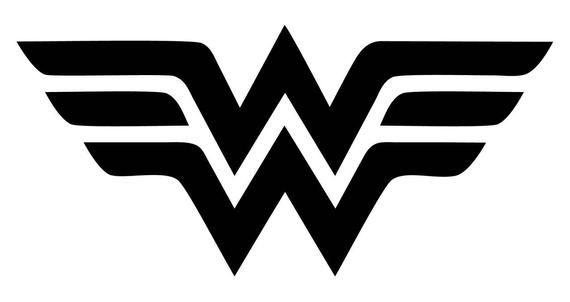 Wonder Women Logo - Wonder Woman Logo Decal