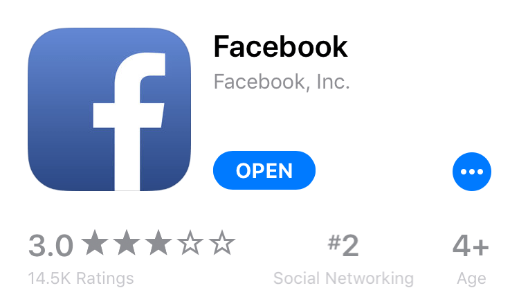 Facebook App Store Logo - How to boost your App Store rating with a simple, easy approach