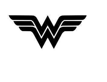 Black Woman Logo - Amazon.com: Wonder Woman Logo Vinyl Sticker Decal: Home Improvement
