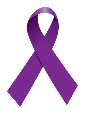 Purple Ribbon Logo - Amazon.com : 100 Pack Purple Ribbon Cancer/Domestic Violence/Lupus ...