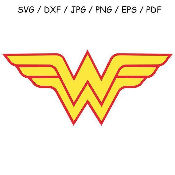 Wonder Women Logo - Wonder Woman SVG DXF Wonder Woman Logo Clipart Vector Cut File ...