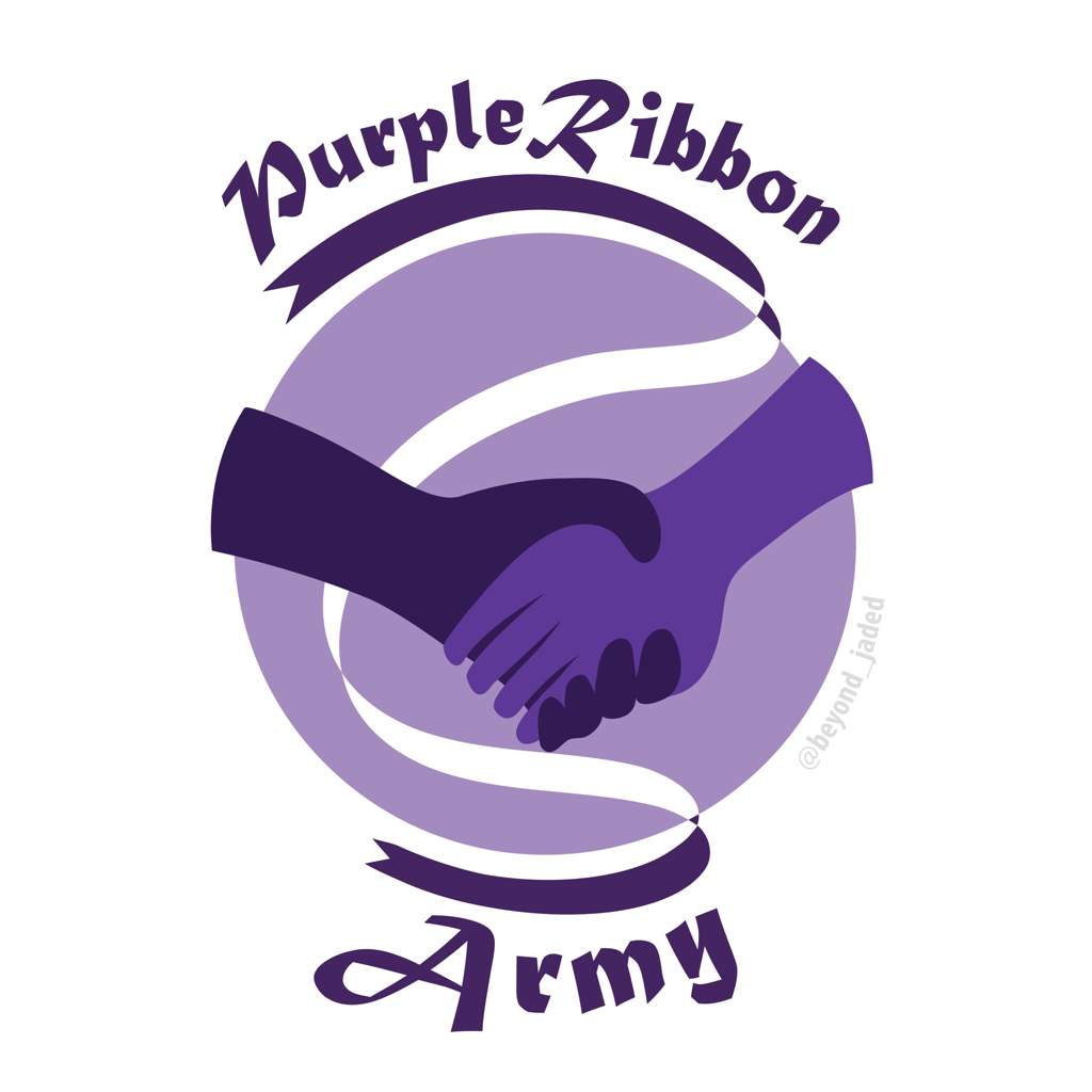 Purple Ribbon Logo - Purple Ribbon Army Logo | ARMY's Amino