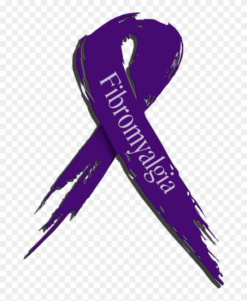 Purple Ribbon Logo - Logo Ribbon For Fibromyalgia Transparent PNG Clipart