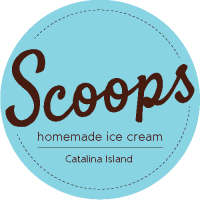 Scoops Ice Cream Logo - Scoops, Catalina Island