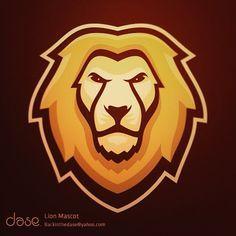 High School Lion Mascot Logo - Lion Mascot Logo. Mascot Branding And Logos. Logos