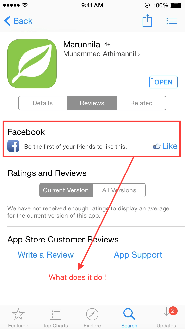 Facebook App Store Logo - ios - What does Facebook like button represent for App Store apps ...