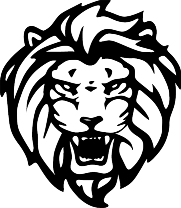 High School Lion Mascot Logo - List of Synonyms and Antonyms of the Word: high school lion logo