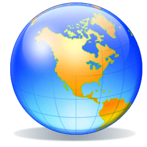 Earth Globe Logo - World Globe Logo Clipart