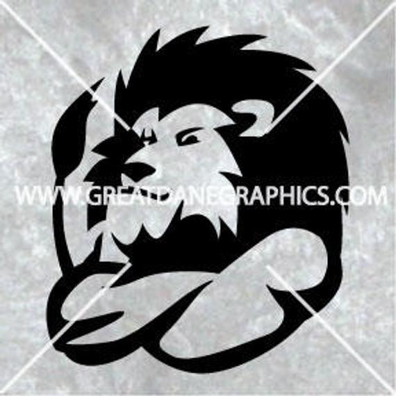 High School Lion Mascot Logo - Lion Mascot Vector Lion Mascot SVG Highschool Lion Mascot