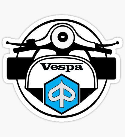 Old Vespa Logo - Vespa: Stickers | Vintage Vespa | Pinterest | Vespa, Vespa scooters ...