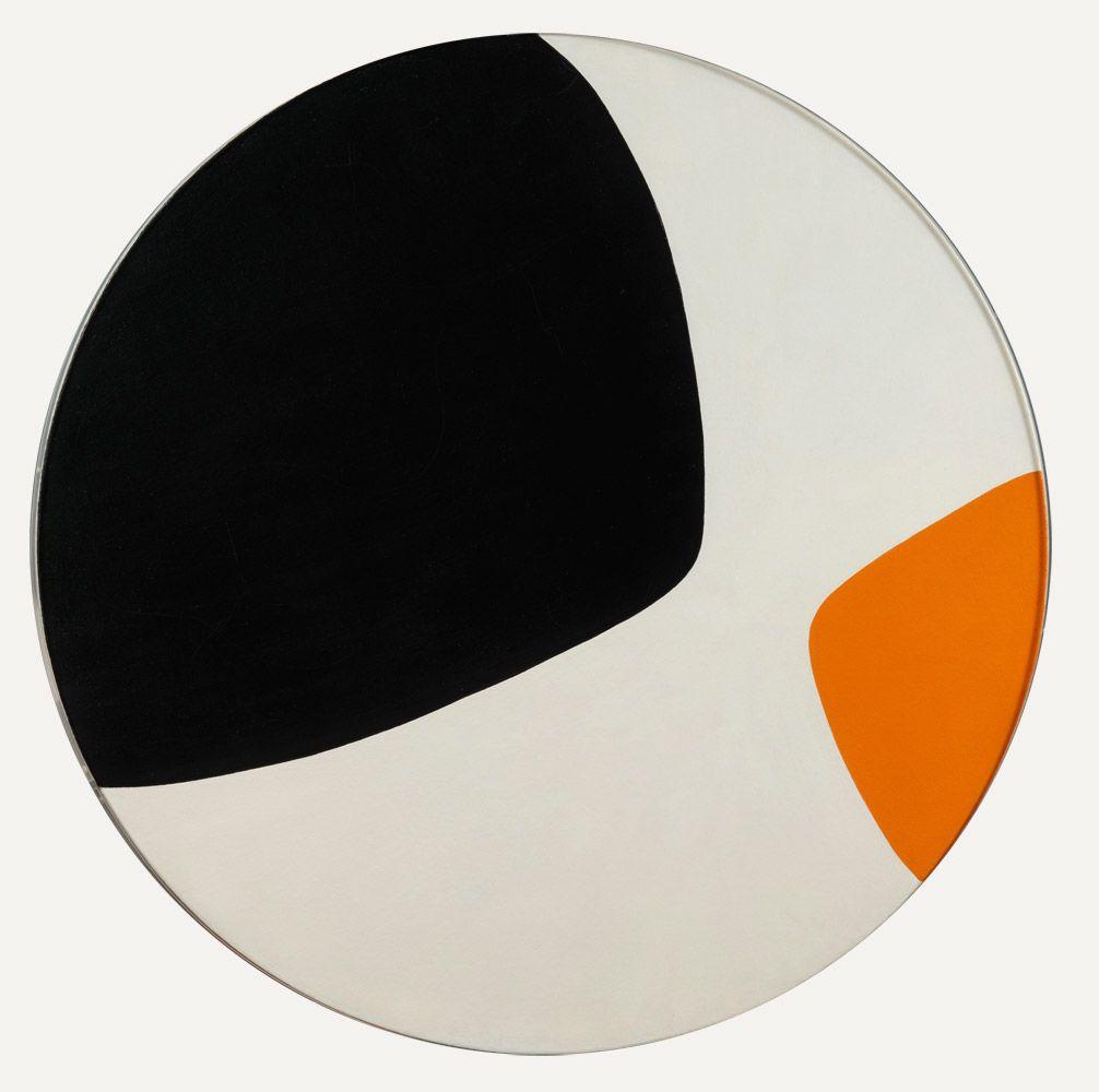 Black and Yellow Sphere Logo - Black White Yellow Sphere, 1956 - Leon Polk Smith Foundation